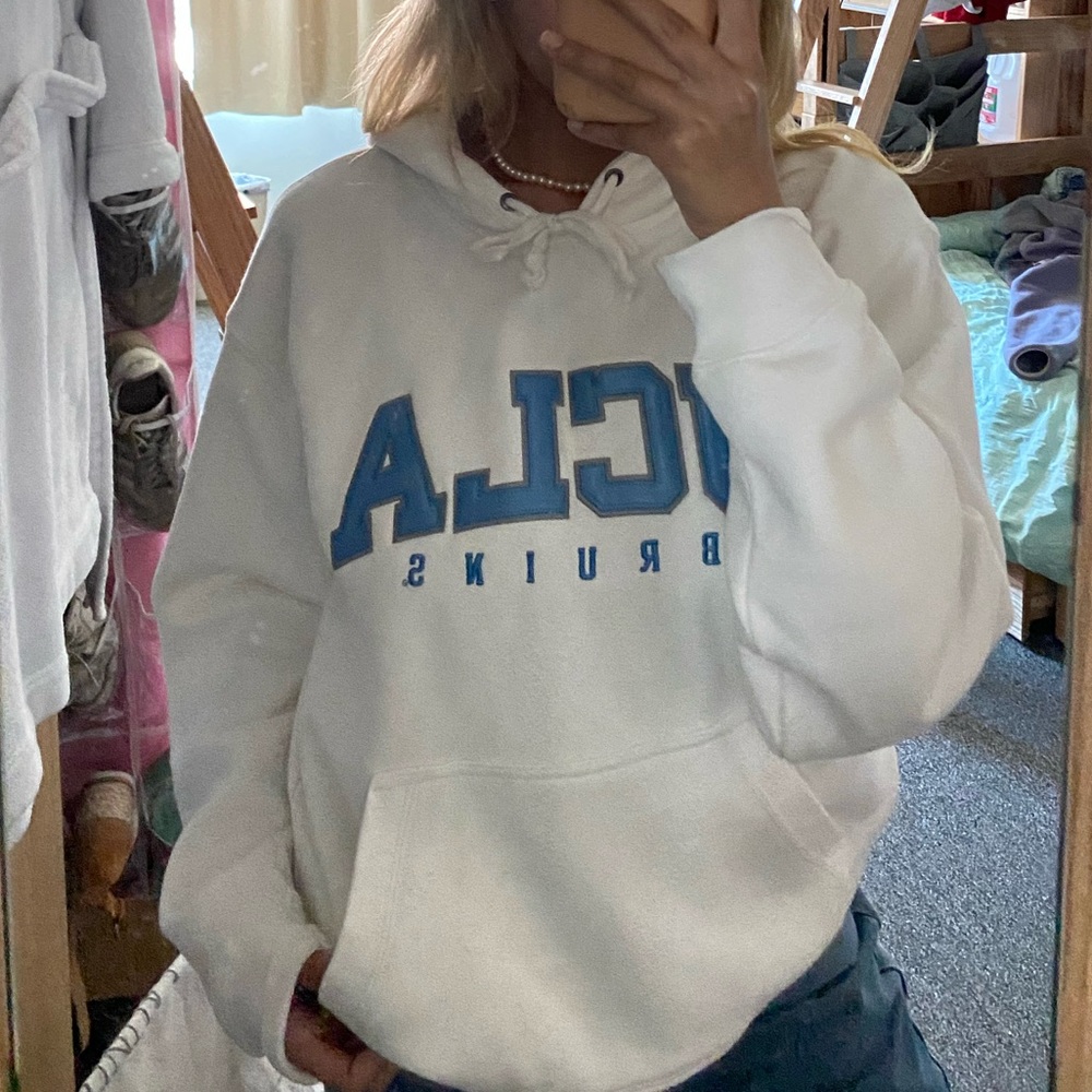 UCLA hoodie with light blue lettering